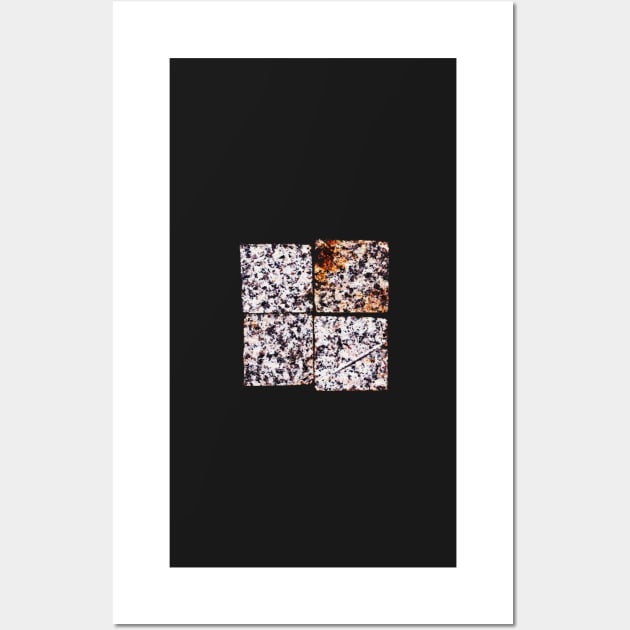 Four Squares In Black Space. Contemporary Art Composition. Wall Art by SpieklyArt